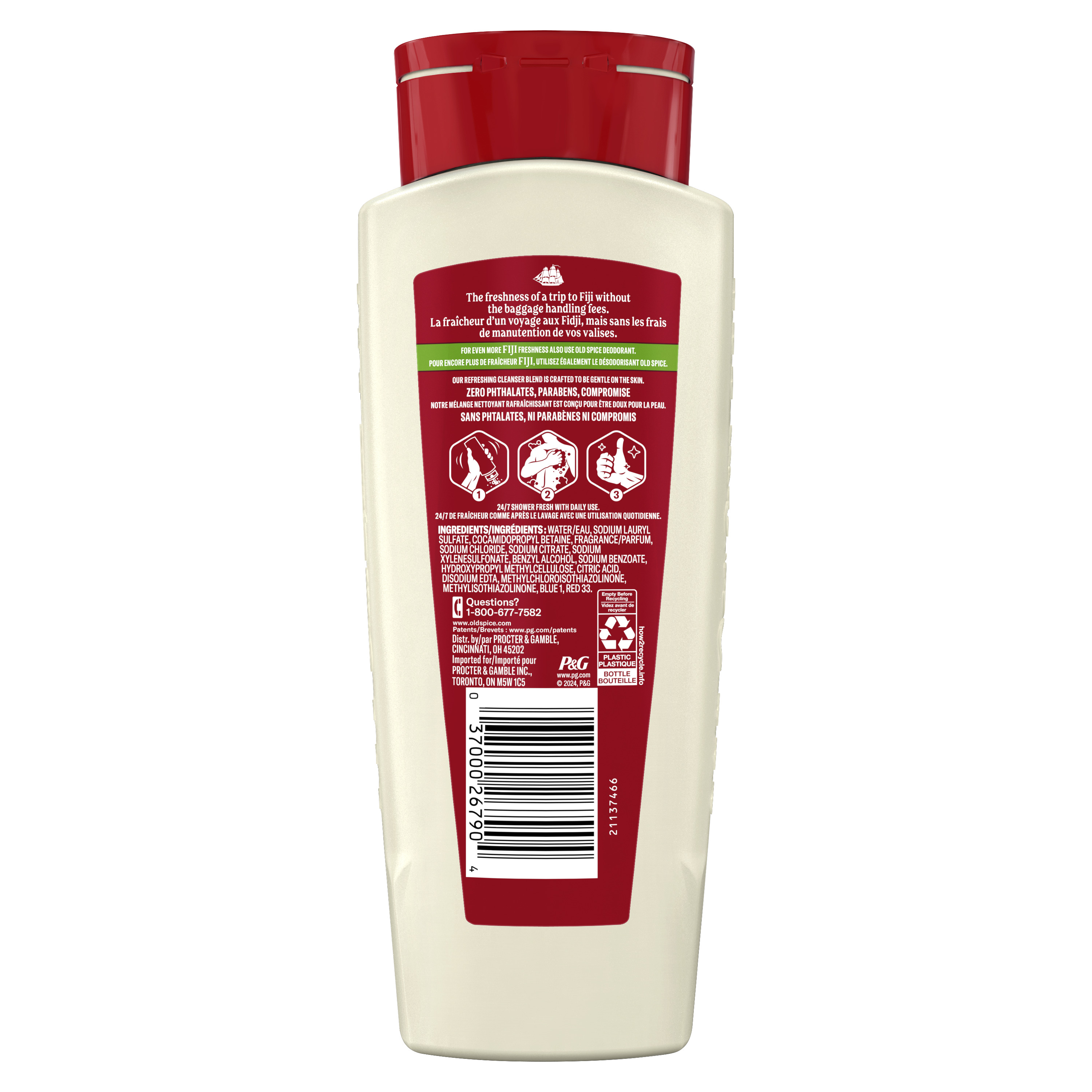 Old Spice Old Spice Men's Body Wash Fiji With Palm Tree 16 Oz