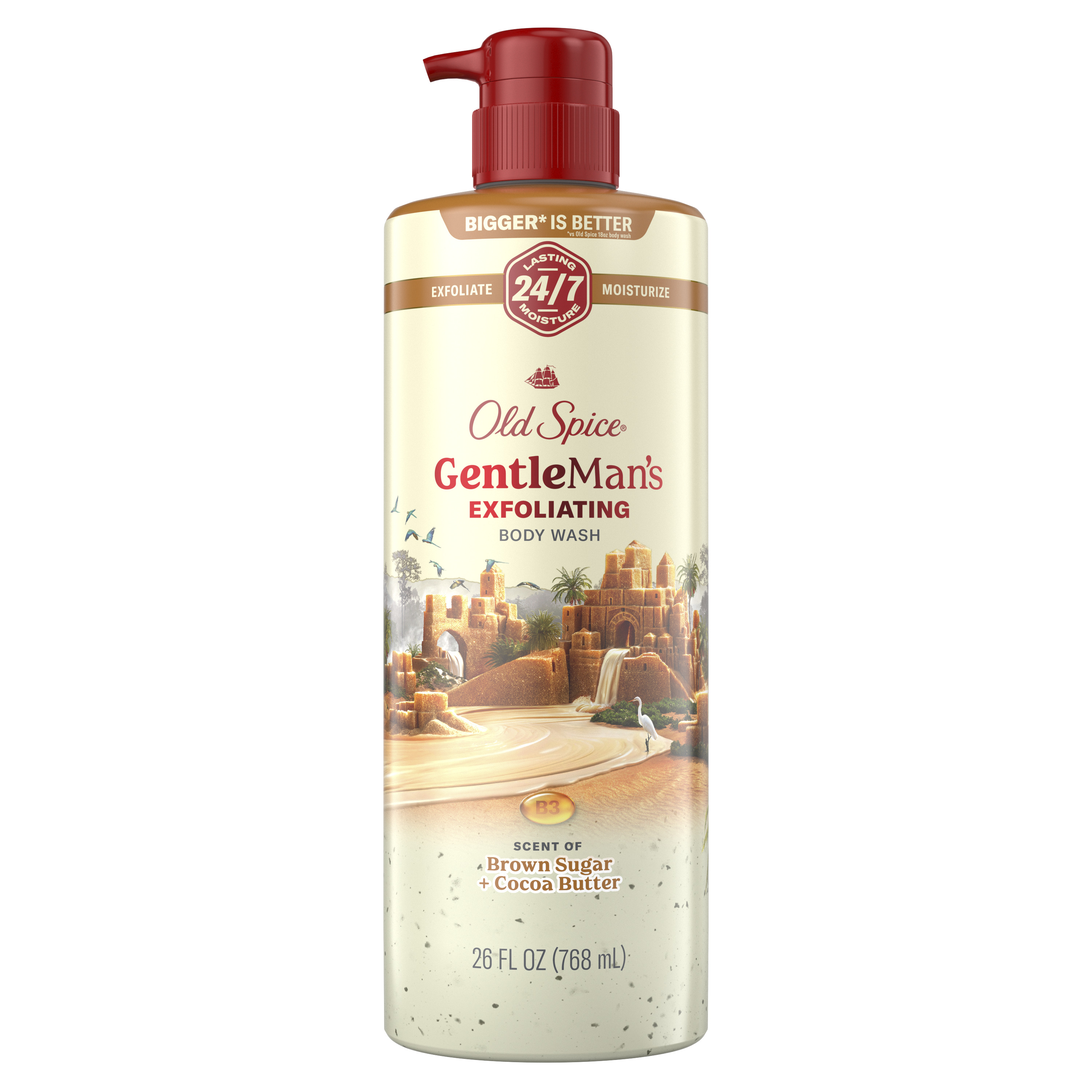 old spice Old Spice Men's Body Wash for Men Brown Sugar + Cocoa Butter 26 Oz