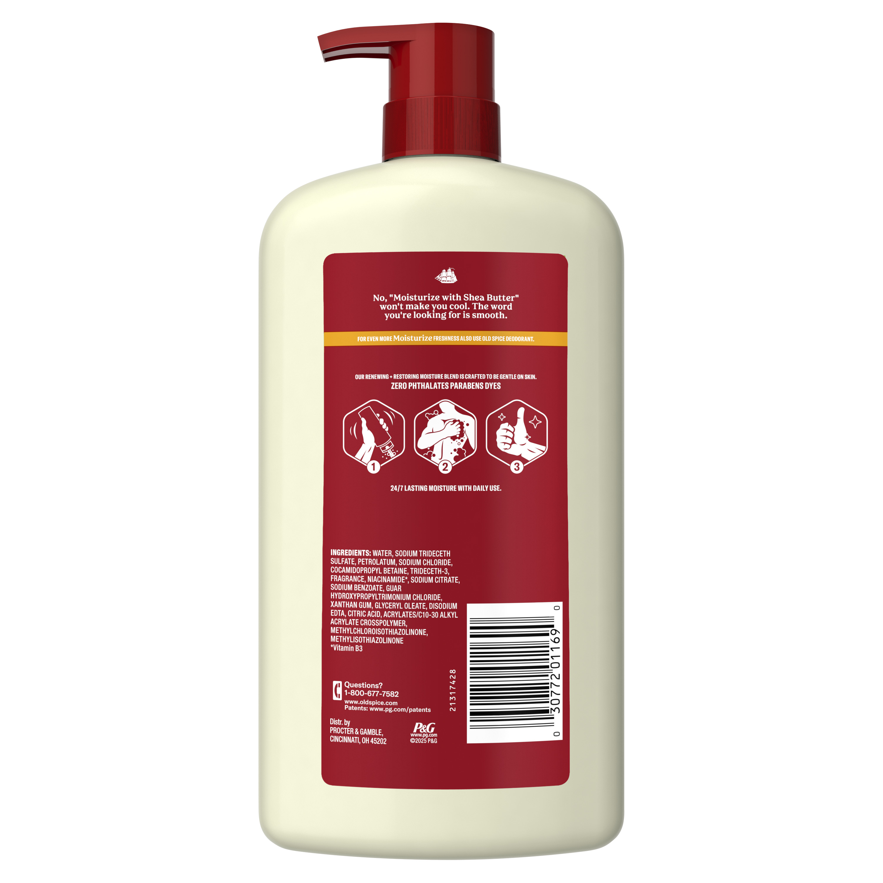 Old Spice Old Spice Men's Body Wash Moisturize With Shea Butter 30 Oz
