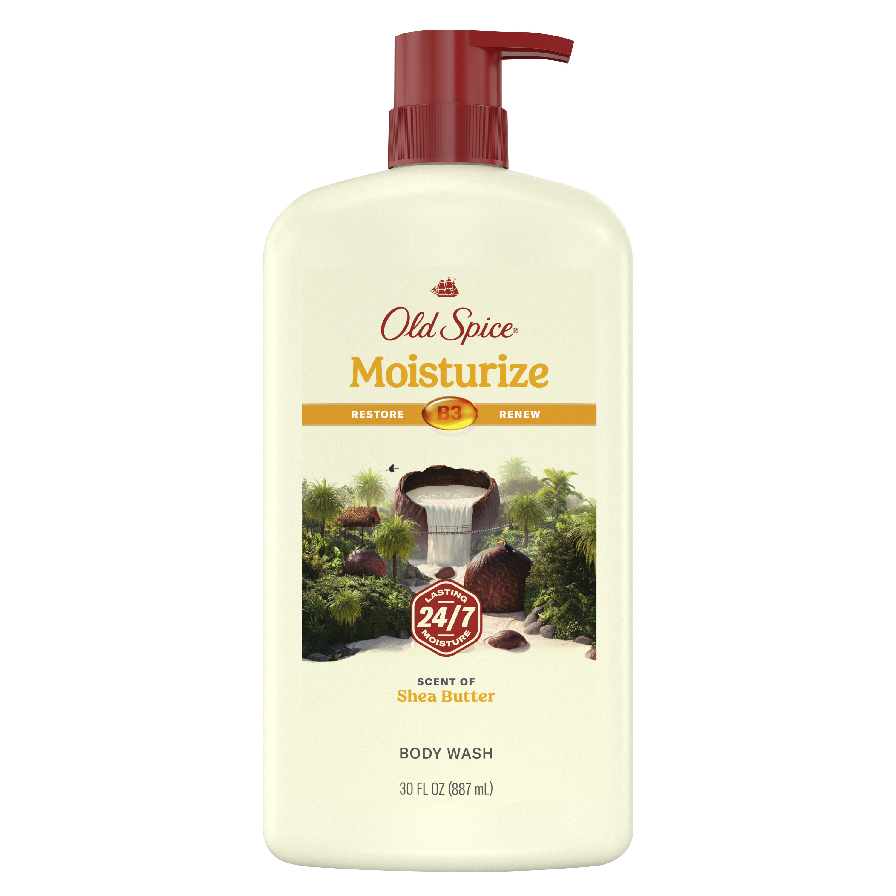 old spice Old Spice Men's Body Wash Moisturize with Shea Butter 30 Oz