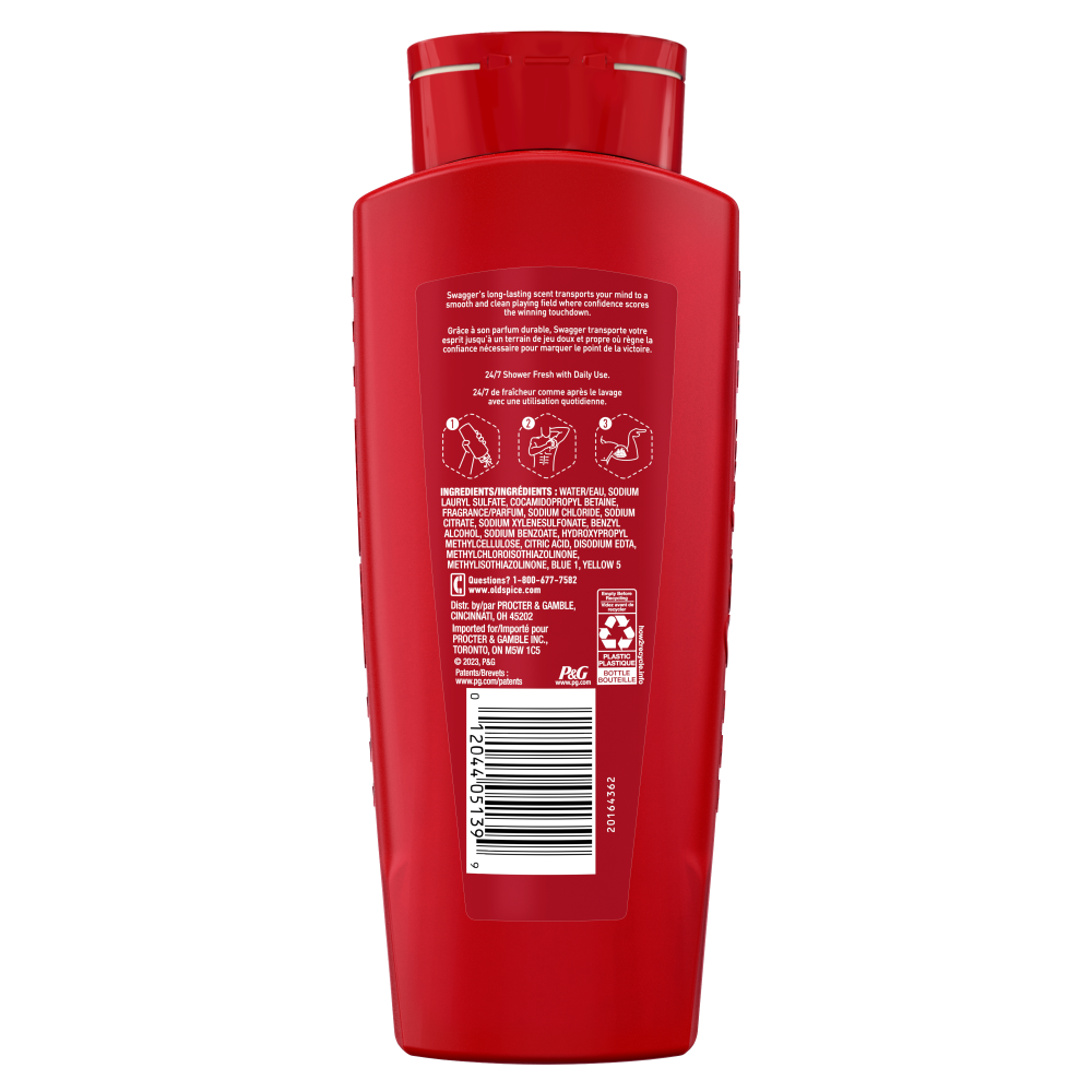 Old Spice Old Spice Men's Body Wash Swagger Scent Of Confidence 709 Ml (24 Fl Oz)