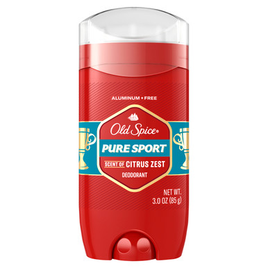 old spice Old Spice Men's Deodorant Aluminum-Free Pure Sport 3.0 Oz