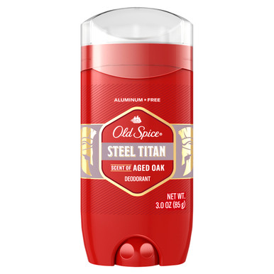 old spice Old Spice Men's Deodorant Aluminum-Free Steel Titan 3.0 Oz