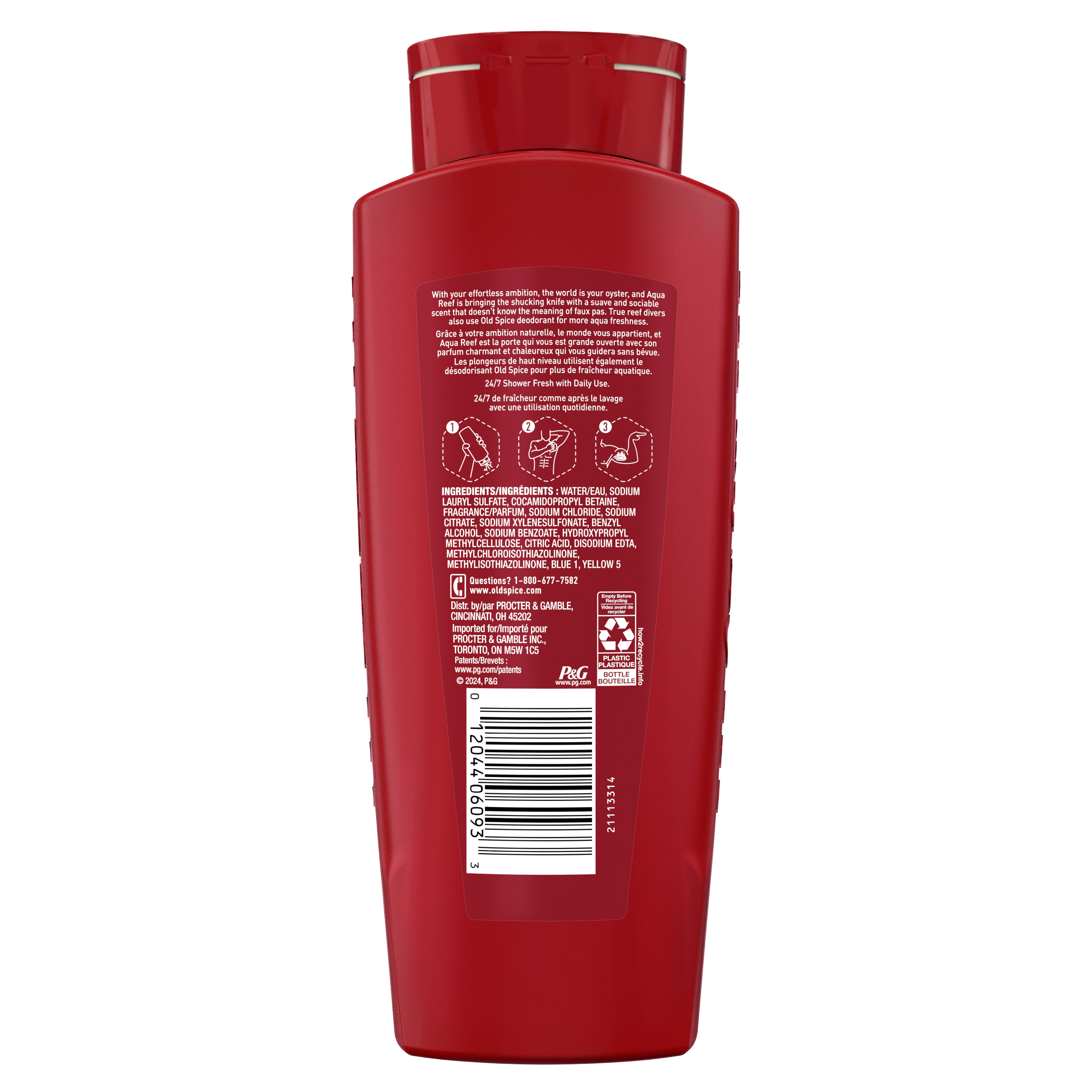 Old Spice Old Spice Body Wash Aqua Reef 24 Oz
