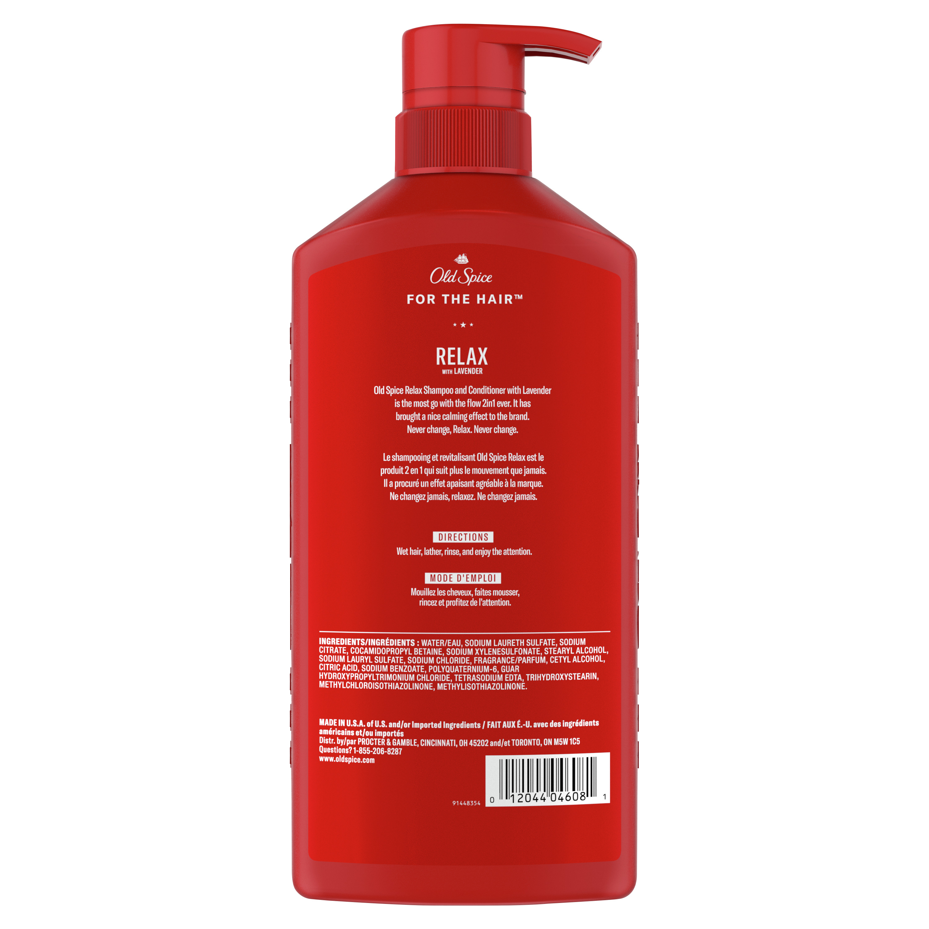 Old Spice Old Spice Relax 2in1 Shampoo And Conditioner For Men With Lavender 21.9 Oz