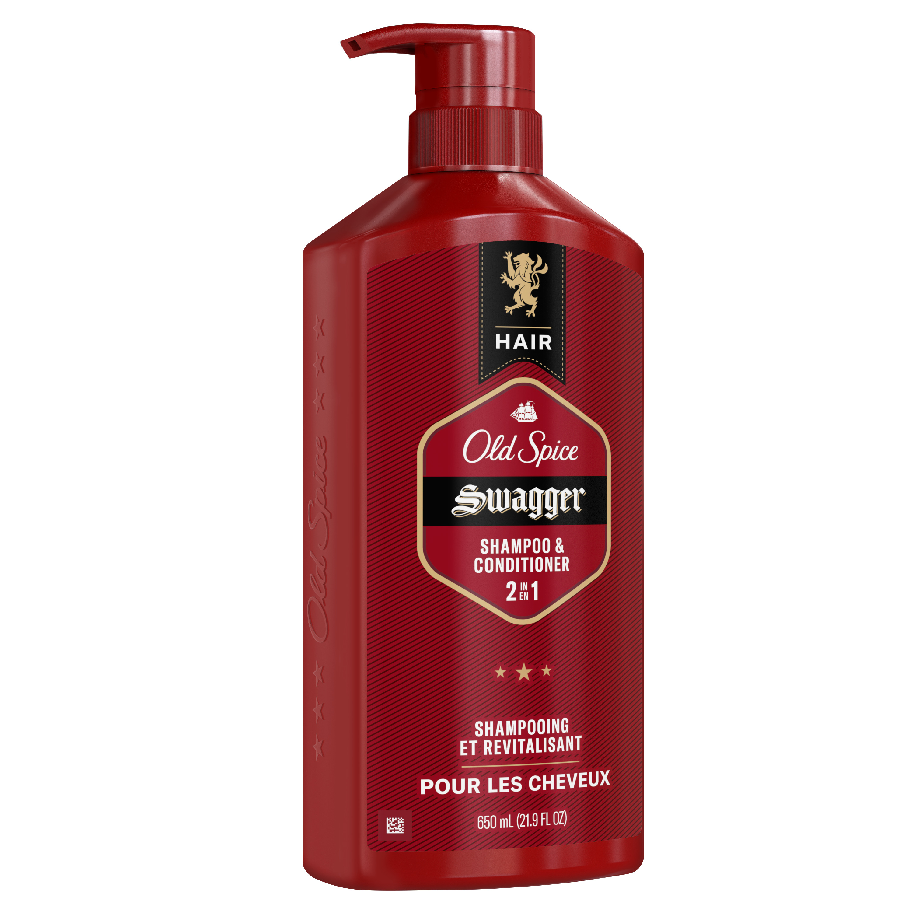 Old Spice Old Spice Shampoo And Conditioner For Men Swagger 2in1 Healthier Fuller More Moisturized Looking Hair 21.9 Fl Oz