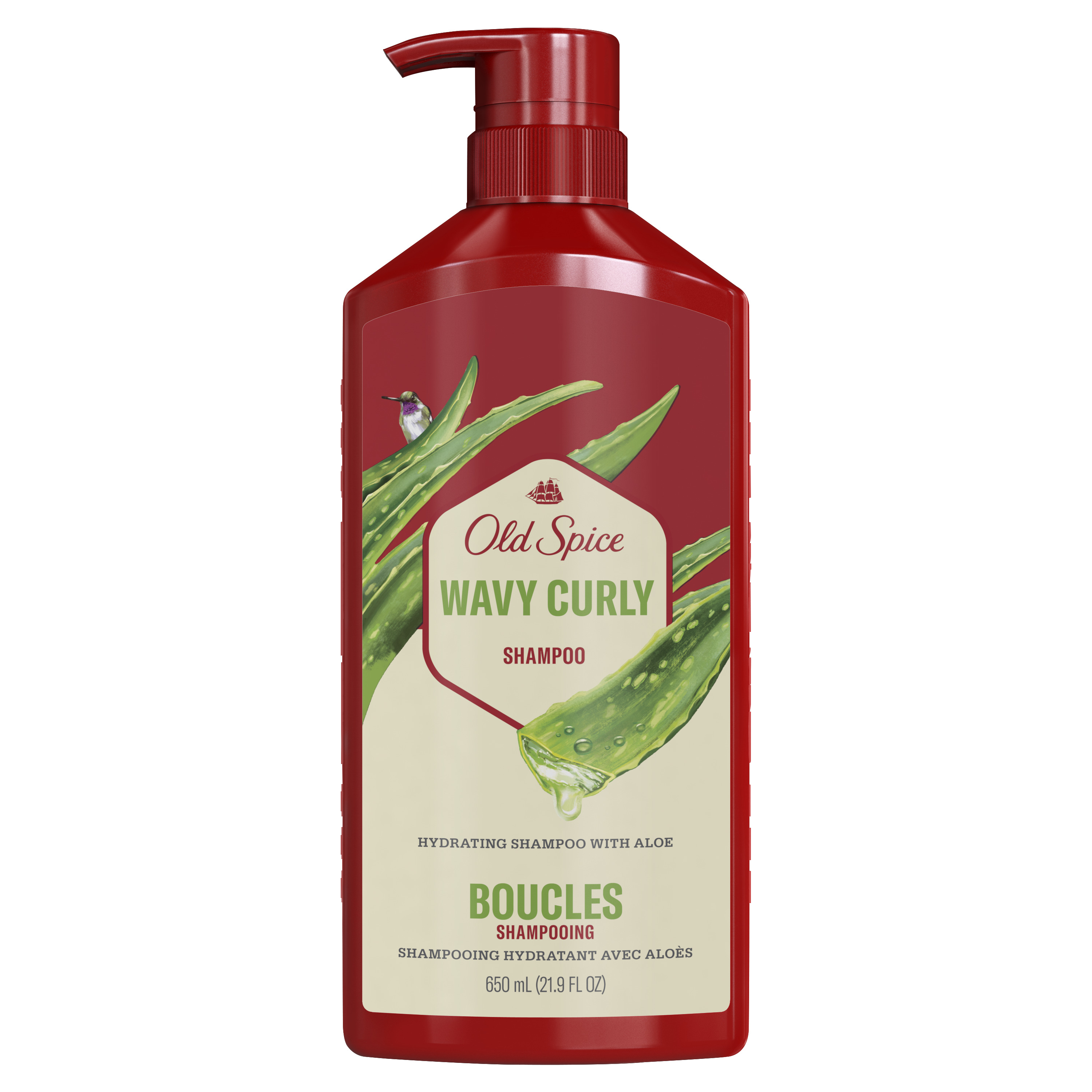 old spice Old Spice Wavy Curly Hair Shampoo for Men 21.9 Oz