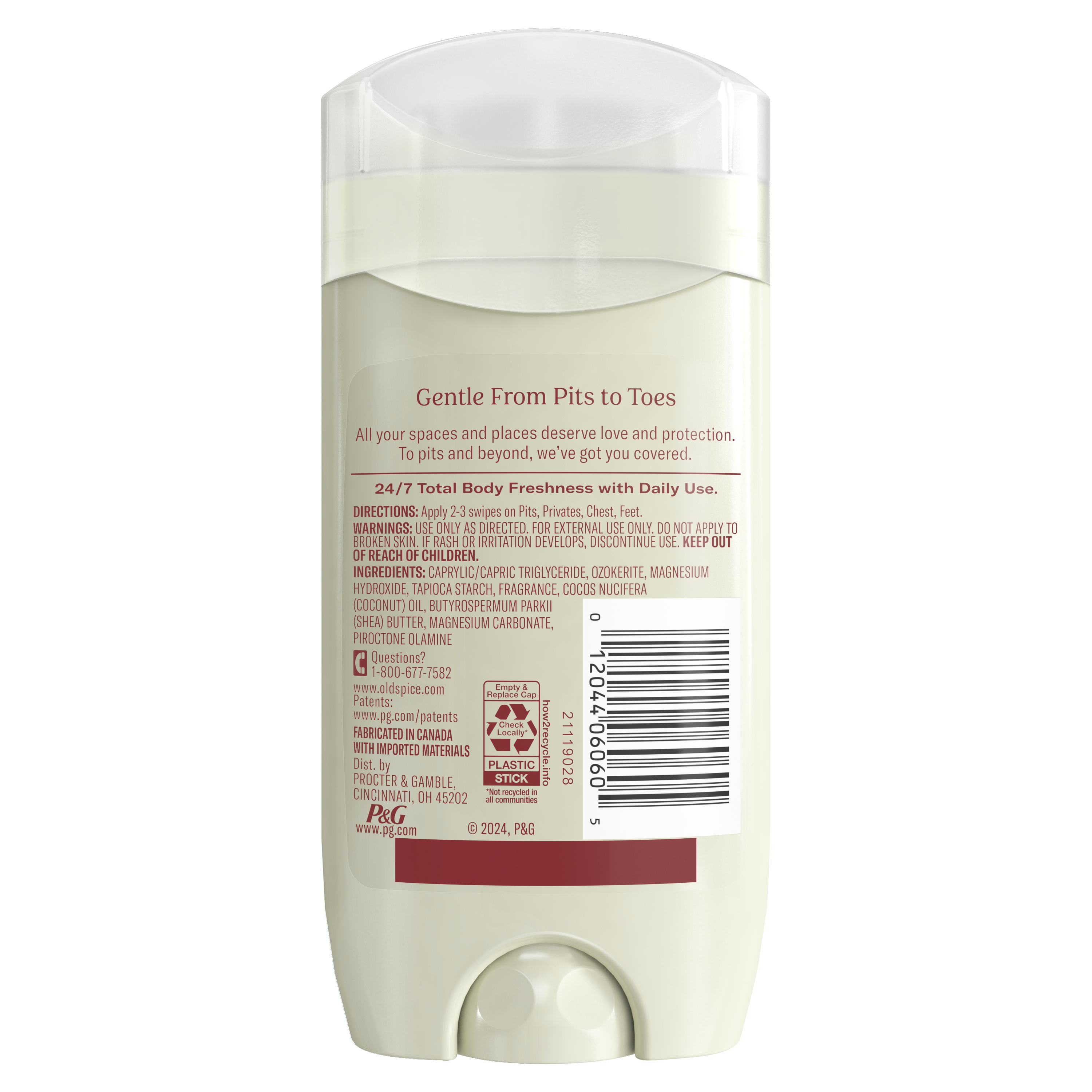 Old Spice Old Spice Whole Body Deodorant Aluminum Free Stick Fiji 3 Oz