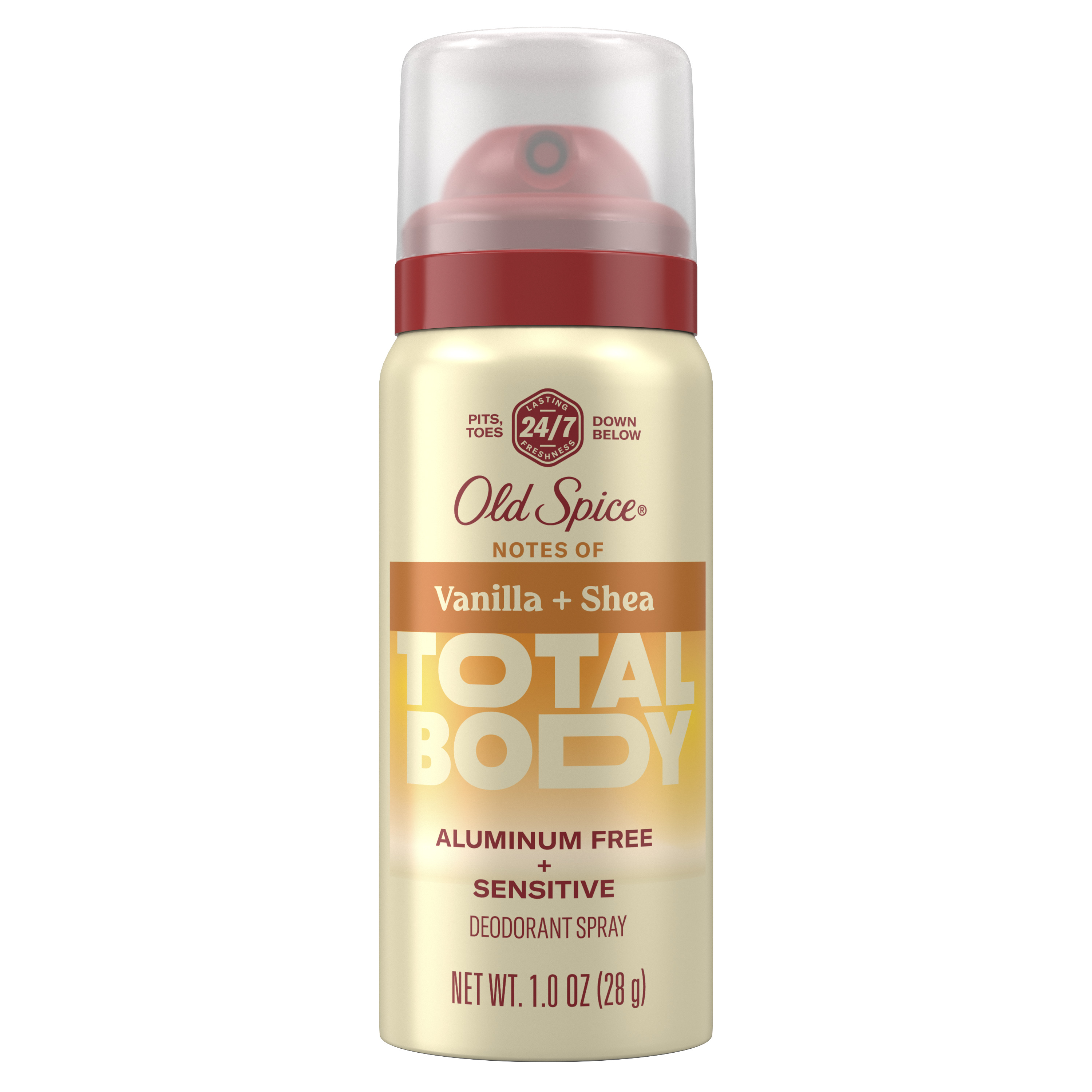 old spice Old Spice Whole Body Deodorant Travel Spray Vanilla Shea 1 Oz
