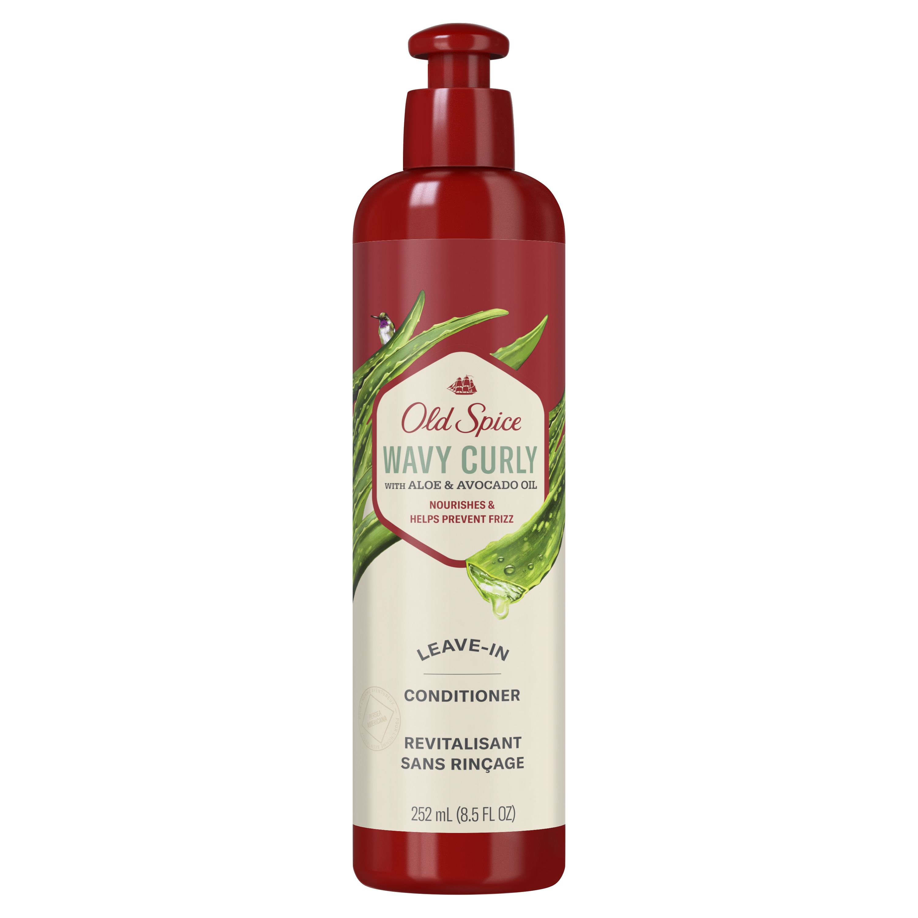 old spice OS Wavy Curly Leave-In Conditioner 8.5 fl Oz