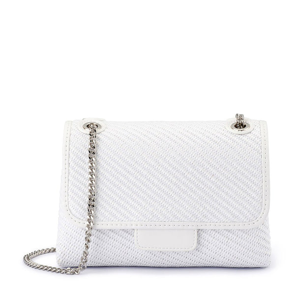 olga berg ALEXA Woven Shoulder Bag