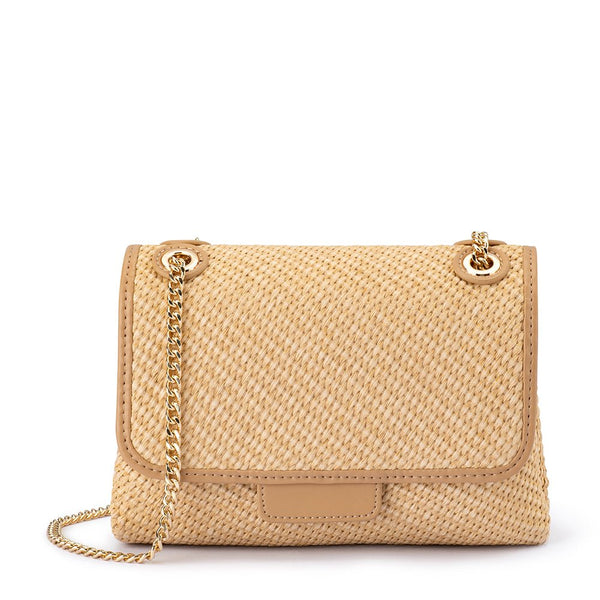 olga berg ALEXA Woven Shoulder Bag