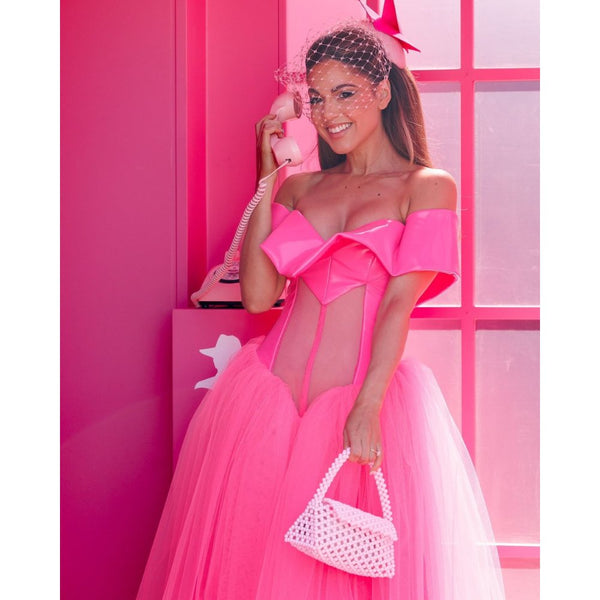 Olga Berg AMRITA Bead Top Handle