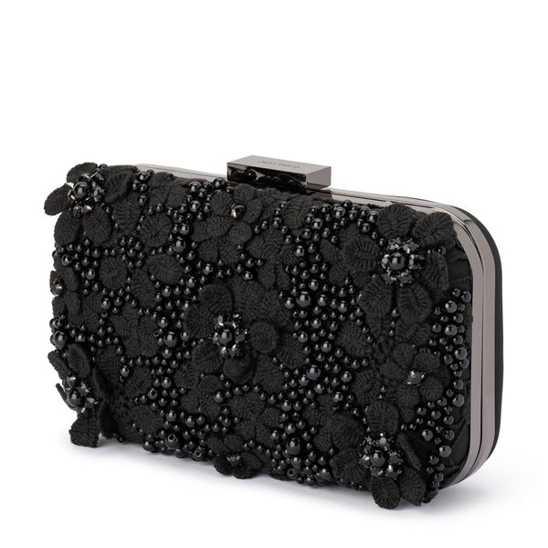 Olga Berg BETH Encrusted Clutch