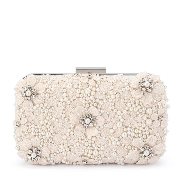 olga berg BETH Encrusted Clutch