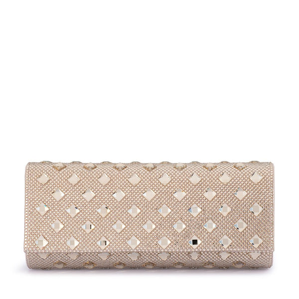 olga berg BRIDGET Crystal Clutch