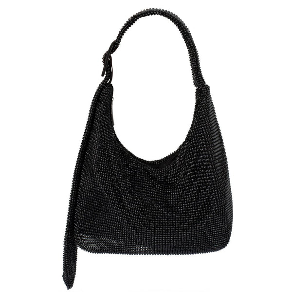 olga berg CALYPSO Crystal Mesh Bag