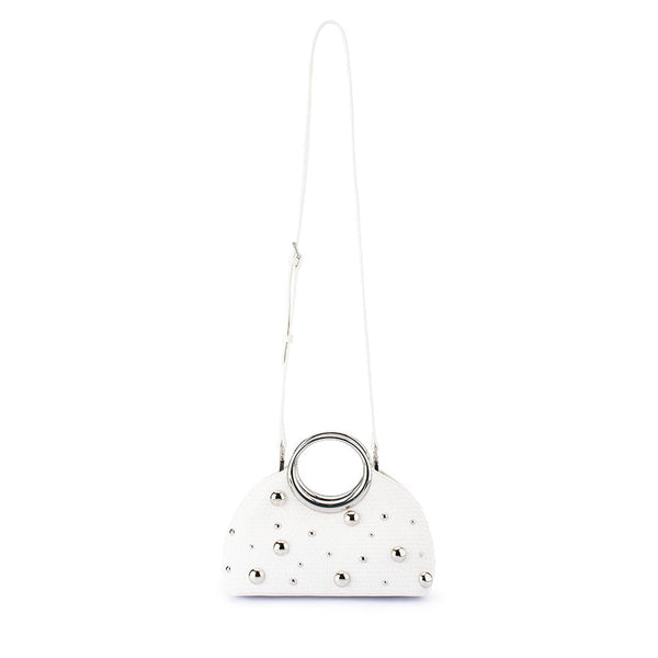 Olga Berg CHARLOTTE Woven Top Handle