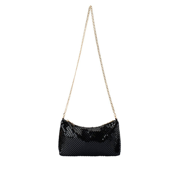 Olga Berg DAPHNE Mesh Handle Bag