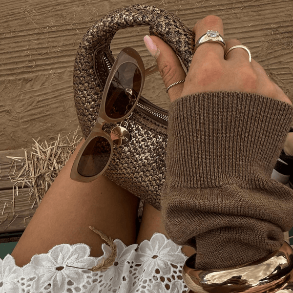 Olga Berg EDEN Woven Hobo