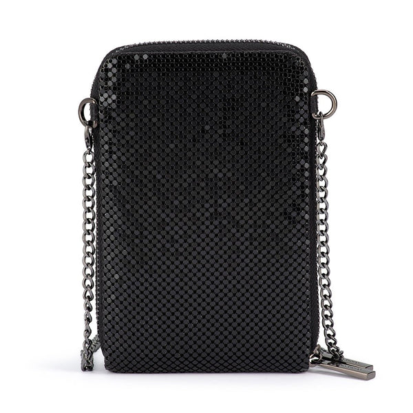 Olga Berg ELTON Mesh Cross Body Bag