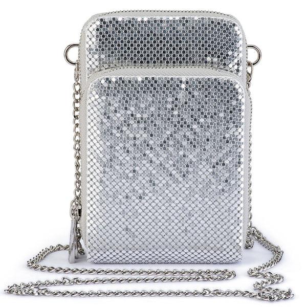olga berg ELTON Mesh Cross Body Bag