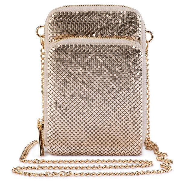 olga berg ELTON Mesh Cross Body Bag