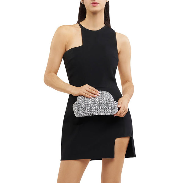 Olga Berg EVERLY Hand Woven Clutch