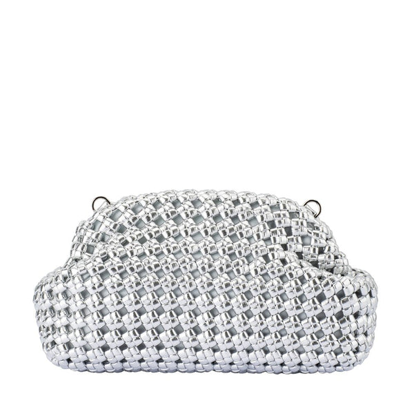 olga berg EVERLY Hand Woven Clutch