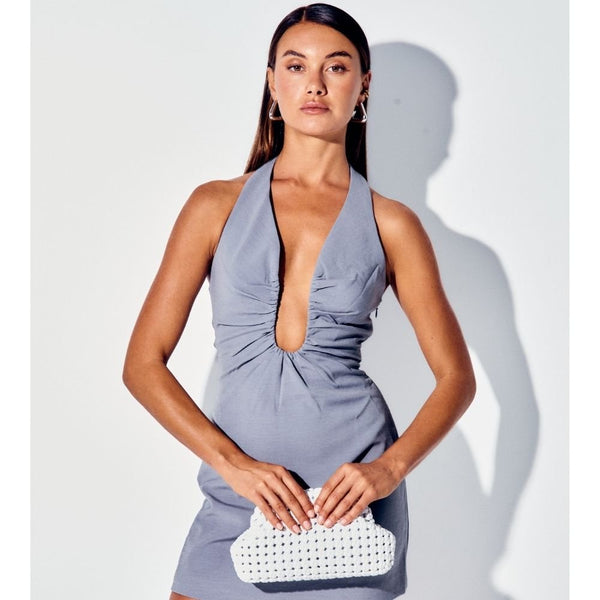 Olga Berg EVERLY Hand Woven Clutch