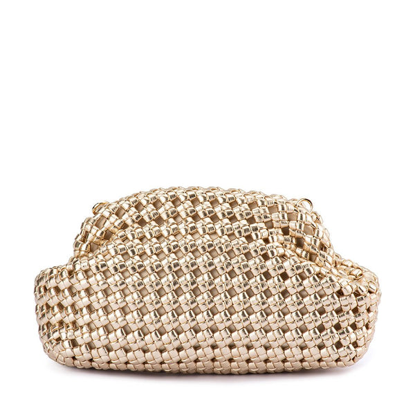 olga berg EVERLY Hand Woven Clutch