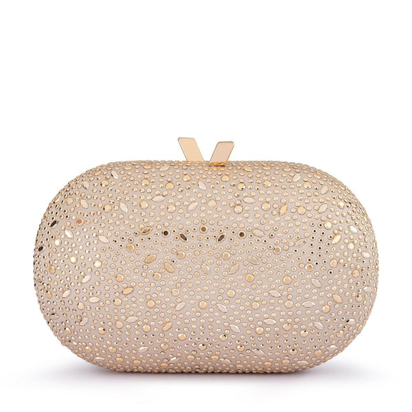 olga berg FAYE Oval Clutch