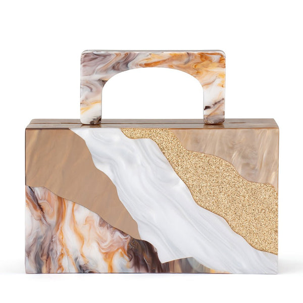 olga berg FLEUR Acrylic Top Handle