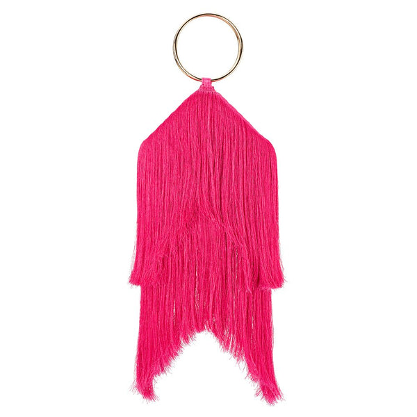 olga berg JAMIE Fringed Bag