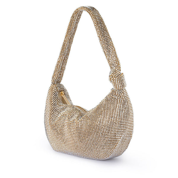 Olga Berg JESSICA Crystal Mesh Bag
