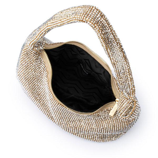 Olga Berg JESSICA Crystal Mesh Bag