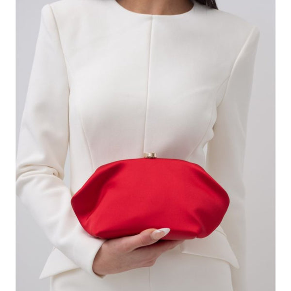 Olga Berg KARINA Satin Clutch