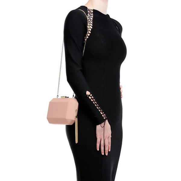 Olga Berg LIA Facetted Clutch