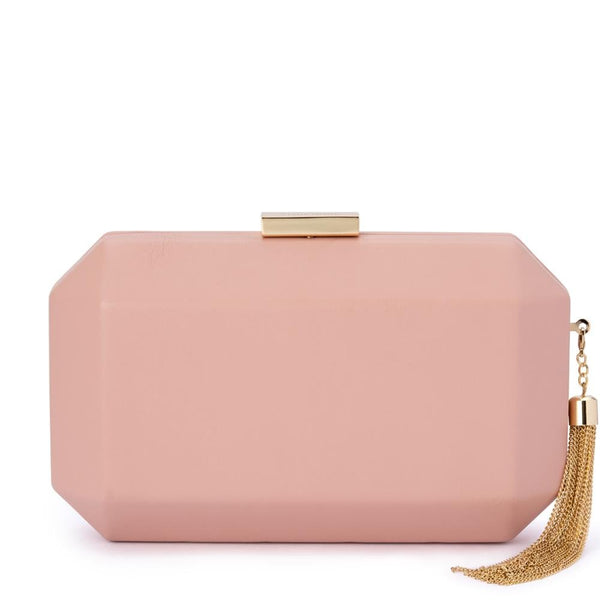 olga berg LIA Facetted Clutch