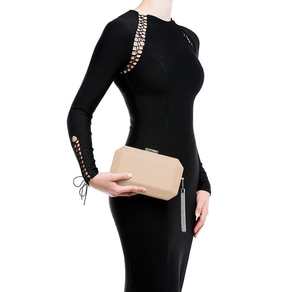 Olga Berg LIA Monogrammed Clutch