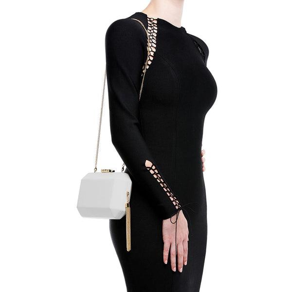 Olga Berg LIA Monogrammed Clutch