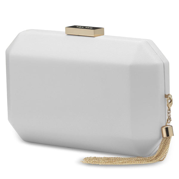 Olga Berg LIA Monogrammed Clutch