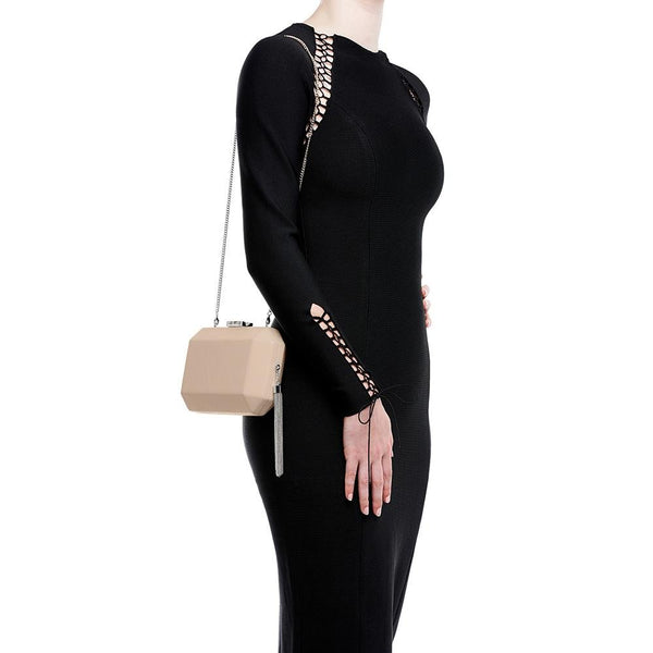 Olga Berg LIA Monogrammed Clutch