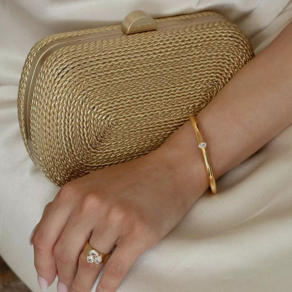 Olga Berg MARTINA Coiled Rope Clutch