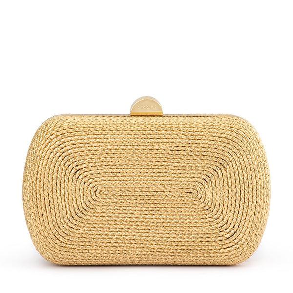olga berg MARTINA Coiled Rope Clutch