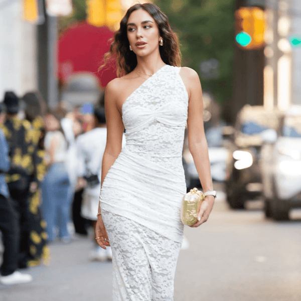 Olga Berg MATEO Metallic Clutch