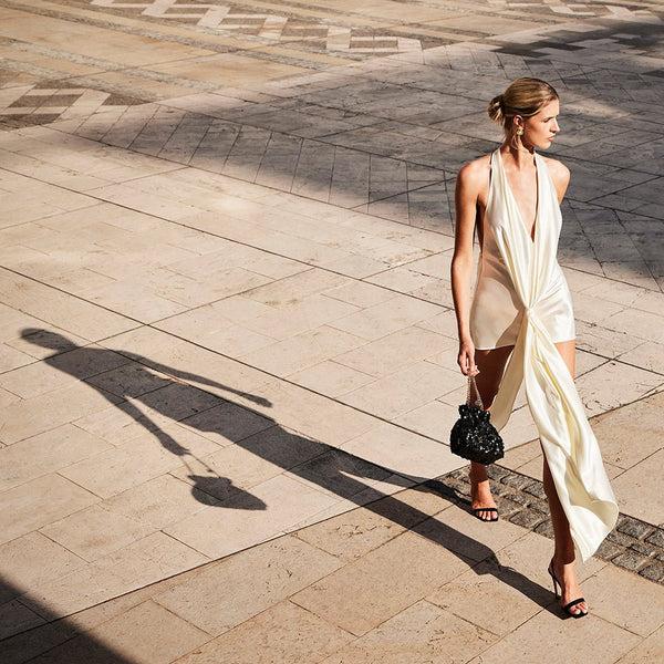 Olga Berg MATTIE Sequin Pouch