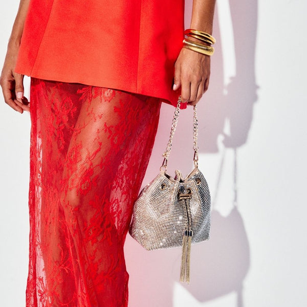 Olga Berg MIRANDA Drawstring Top Handle