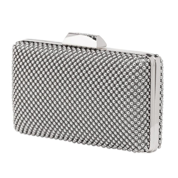 Olga Berg NATASHA Ball Mesh Clutch