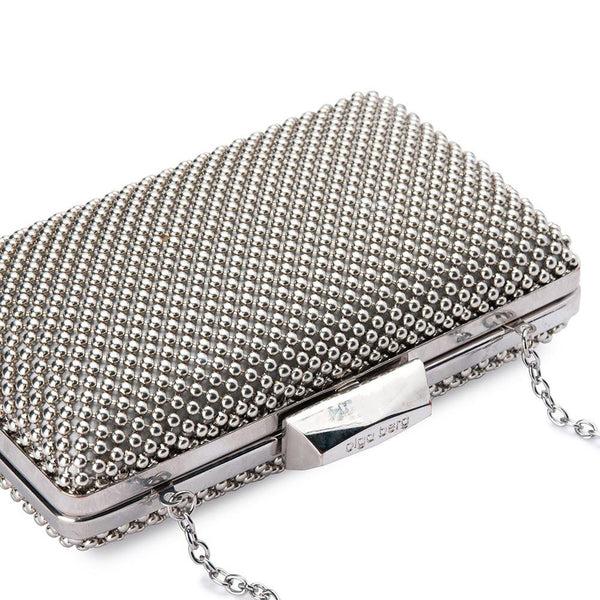 Olga Berg NATASHA Ball Mesh Clutch